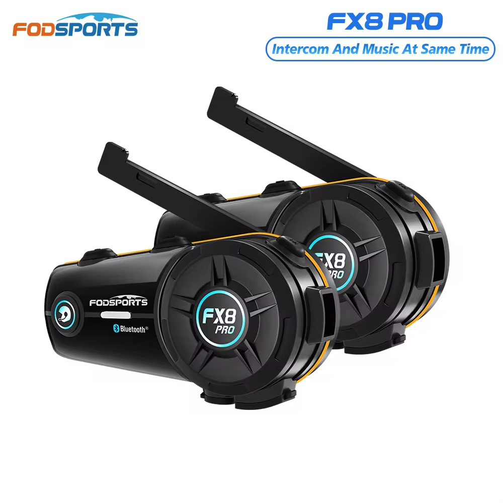Universal Motorcycle Helmet Intercom Headset - 2 szt. Fodsports FX8 Pro Motocyklowy