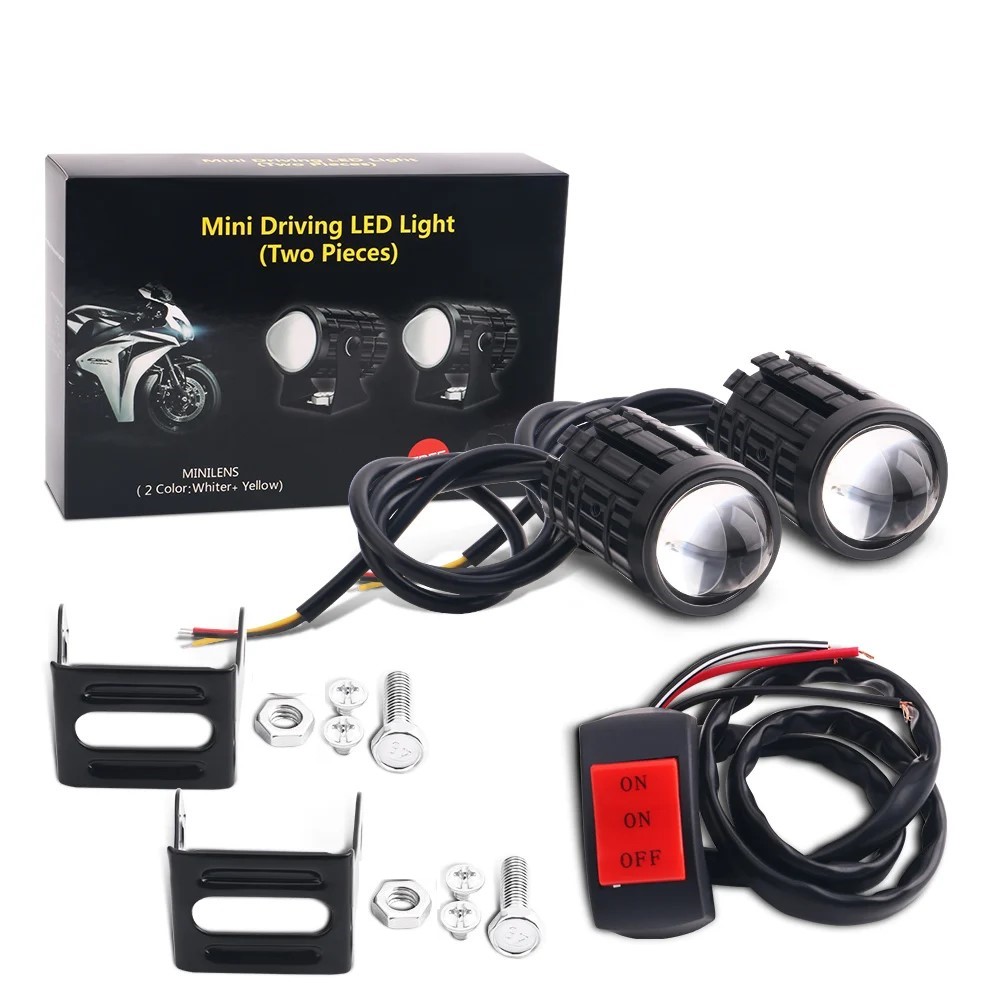 Universal Motorcycle Led Headlight Projector - 1/2 sztuk uniwersalny reflektor LED motocykla