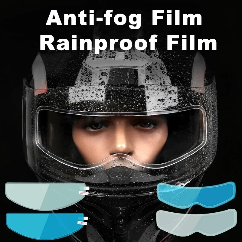 Motorcycle Helmets - 1/4 szt. Przezroczysta folia przeciw zaciemnieniu
