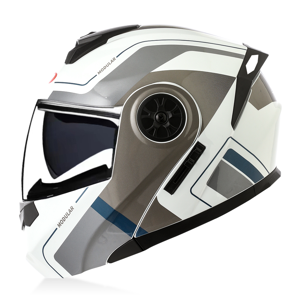 Modular Flip Up Motorcycle Helmet Dot Approved - Wysokiej jakości modułowy kask motocyklowy z