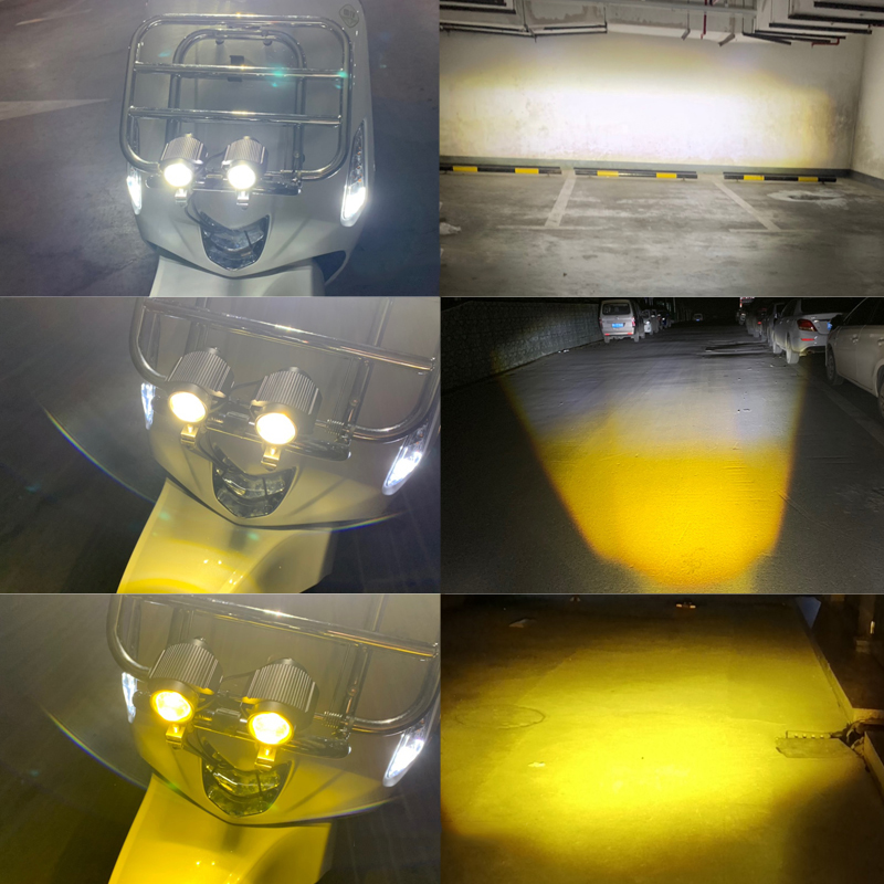 Motocyklowe światła LED akceso – Universal Motorcycle Led Headlight Projector recenzja i cena