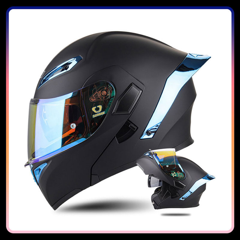 Kask motocyklowy uniwersalny F – Dual Visor Motorcycle Racing Helmet recenzja i cena