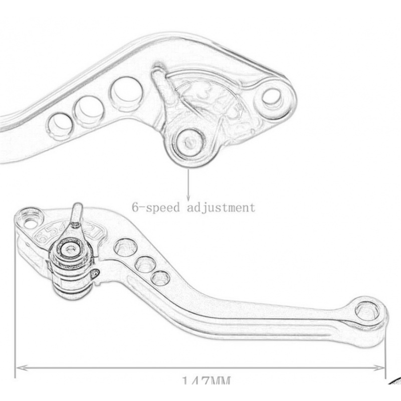 Krótkie Aluminiowe Regulowane  – Cnc Aluminum Adjustable Brake Clutch Levers recenzja i cena