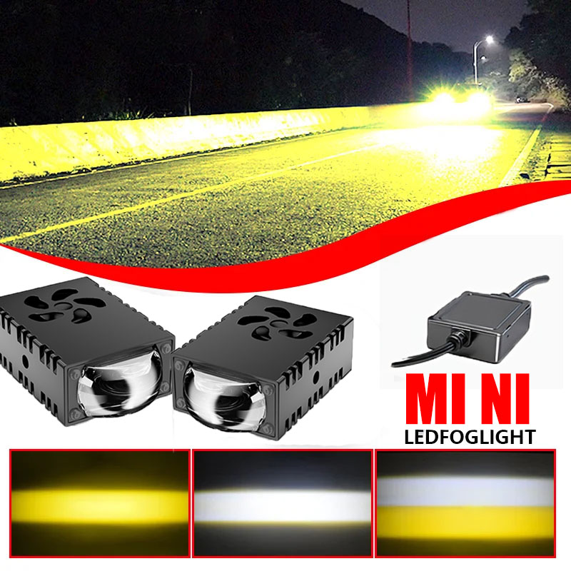 1 SZT./2 SZT. Mini LED Reflekt – Universal Motorcycle Led Headlight Projector recenzja i cena