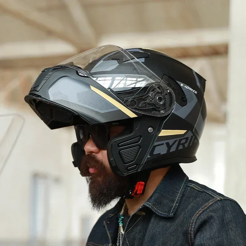 Kask motocyklowy modułowy, odc – Modular Flip Up Motorcycle Helmet Dot Approved recenzja i cena