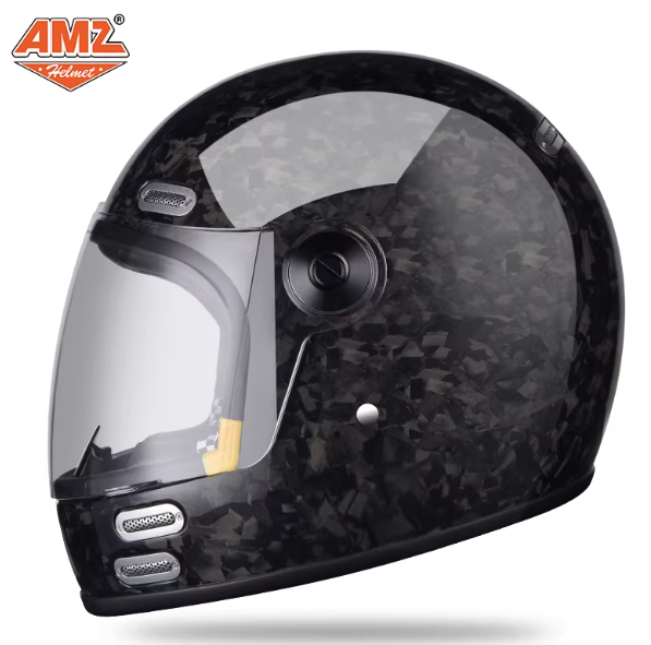 Kask integralny z włókna węglo – Carbon Fiber Lightweight Motorcycle Helmet recenzja i cena