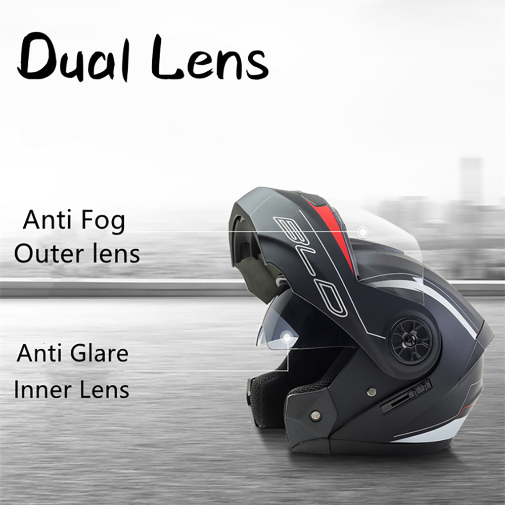 Modułowy kask motocyklowy z po – Modular Flip Up Motorcycle Helmet Dot Approved recenzja i cena