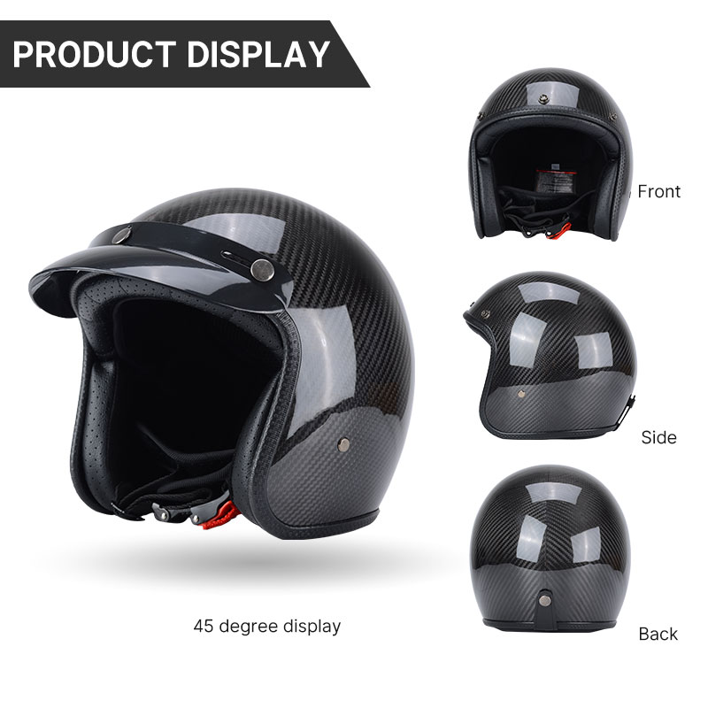 Super lekki kask z włókna węgl – Carbon Fiber Lightweight Motorcycle Helmet recenzja i cena