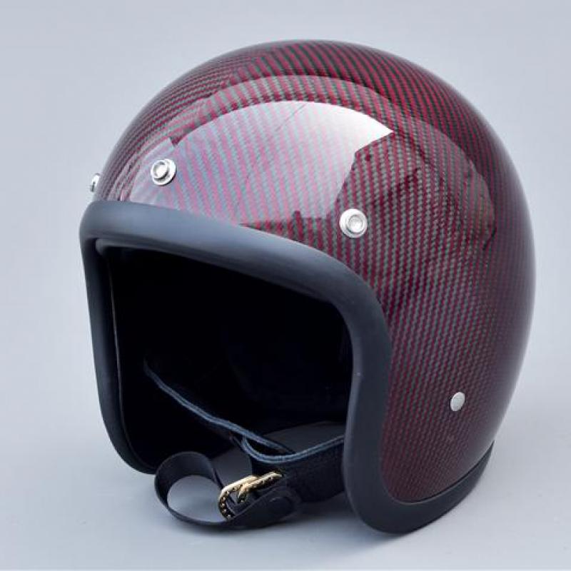 Klasyczny, vintage kask otwart – Carbon Fiber Lightweight Motorcycle Helmet recenzja i cena