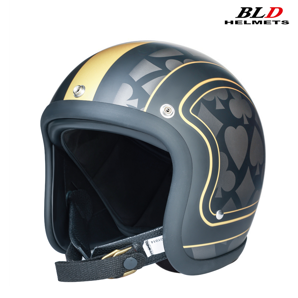 Niskoprofilowy hełm motocyklow – Vintage Open Face Retro Helmet recenzja i cena