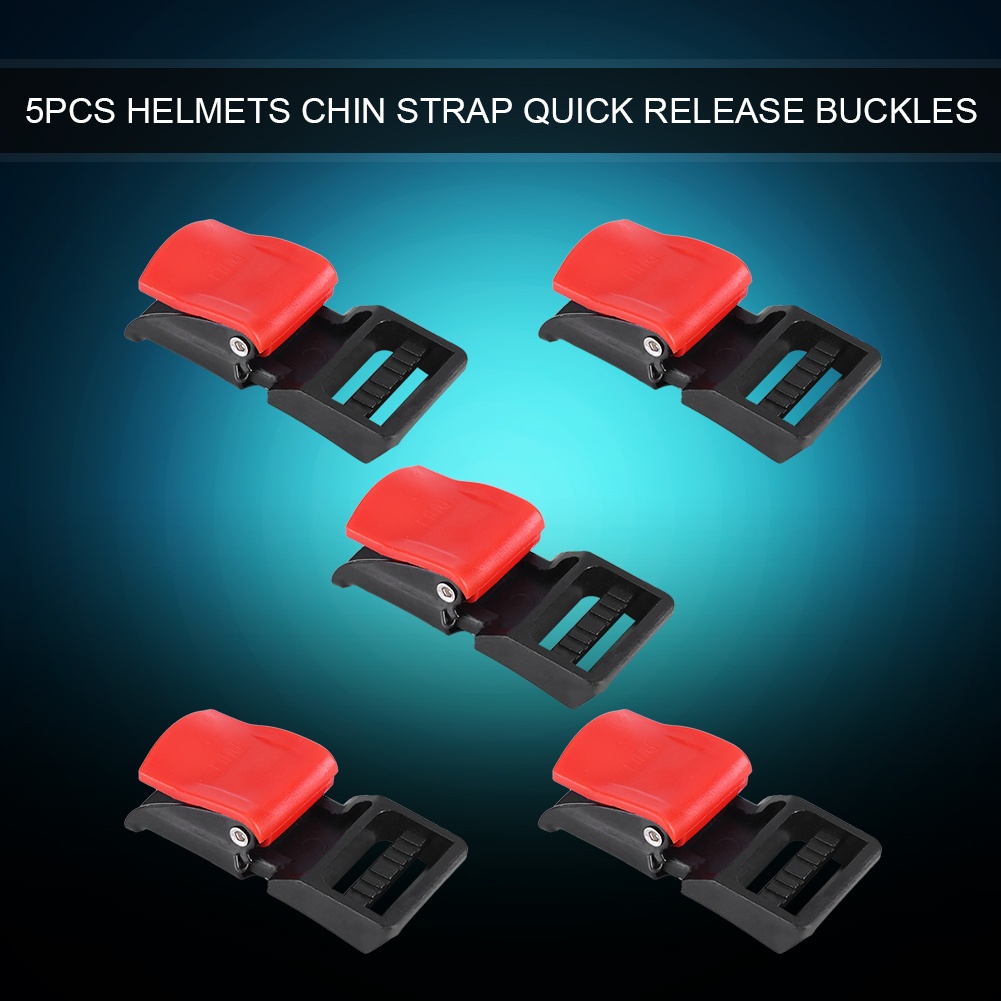 5 szt. klipsów do kasku motocy – Quick Release Buckle Motorcycle Helmet recenzja i cena
