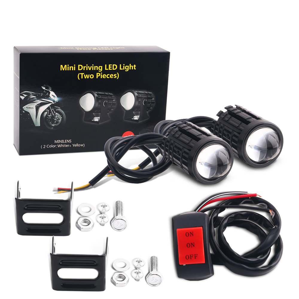 2 szt. Uniwersalny reflektor L – Universal Motorcycle Led Headlight Projector recenzja i cena