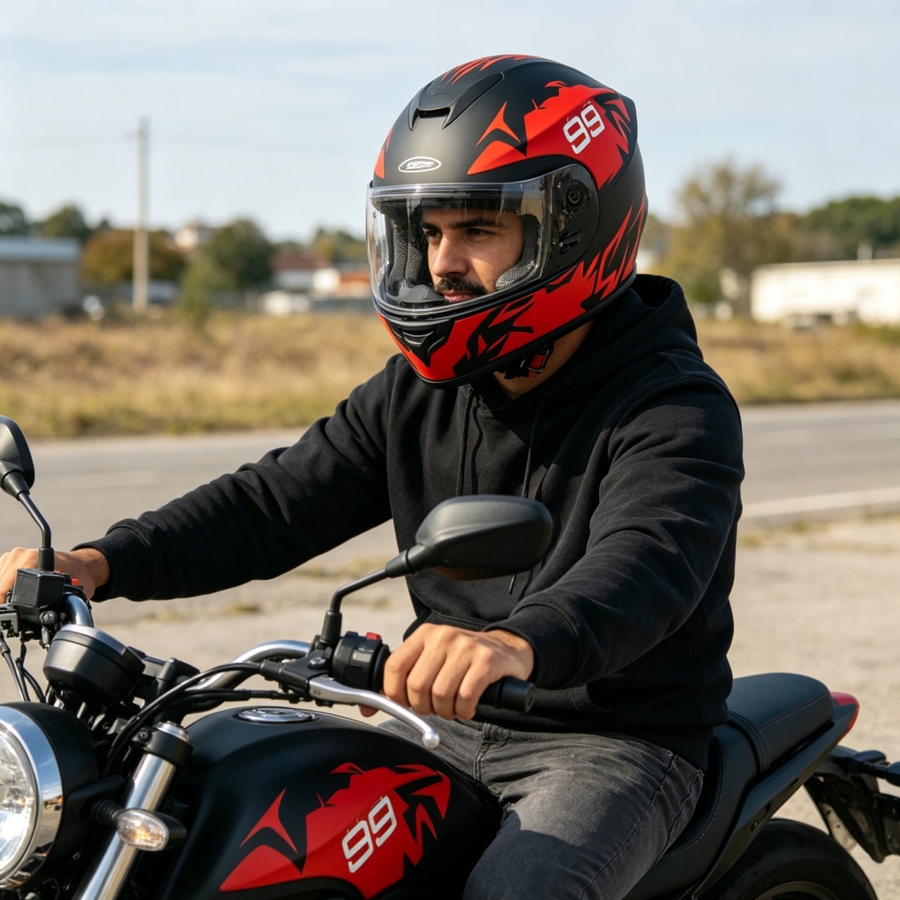 Męski kask motocyklowy integra – Dual Visor Motorcycle Racing Helmet recenzja i cena