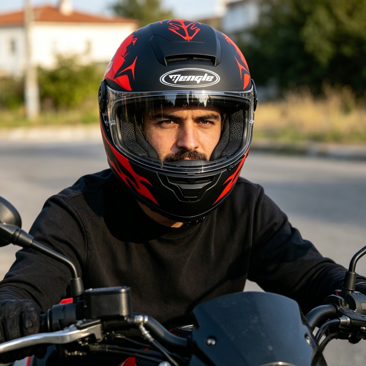 Męski kask motocyklowy integra – Dual Visor Motorcycle Racing Helmet recenzja i cena