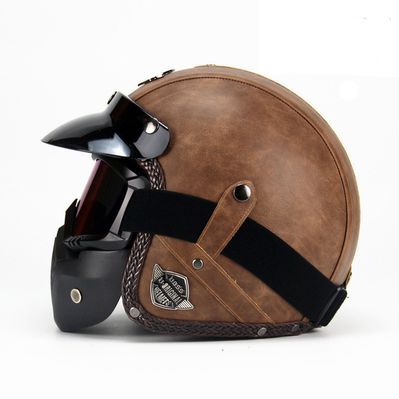 New Arrival kaski otwarta twar – Vintage Open Face Retro Helmet recenzja i cena