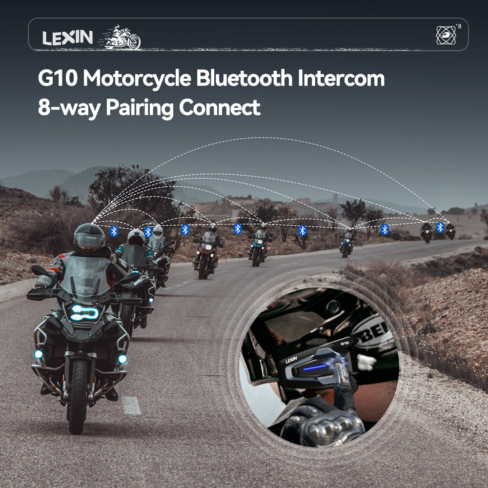 NEW-LEXIN G10 Interkom do kask – Universal Motorcycle Helmet Intercom Headset recenzja i cena