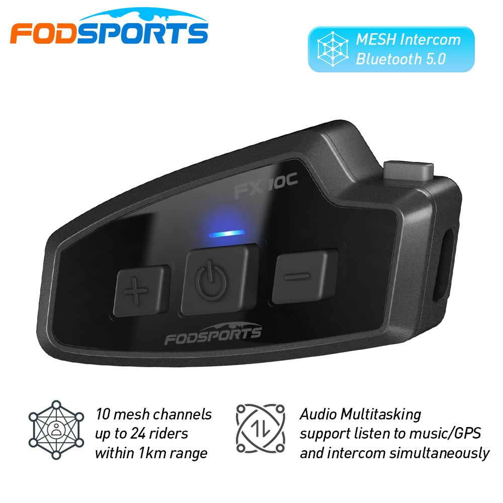 Fodsports FX 10C Mesh motocykl – Universal Motorcycle Helmet Intercom Headset recenzja i cena