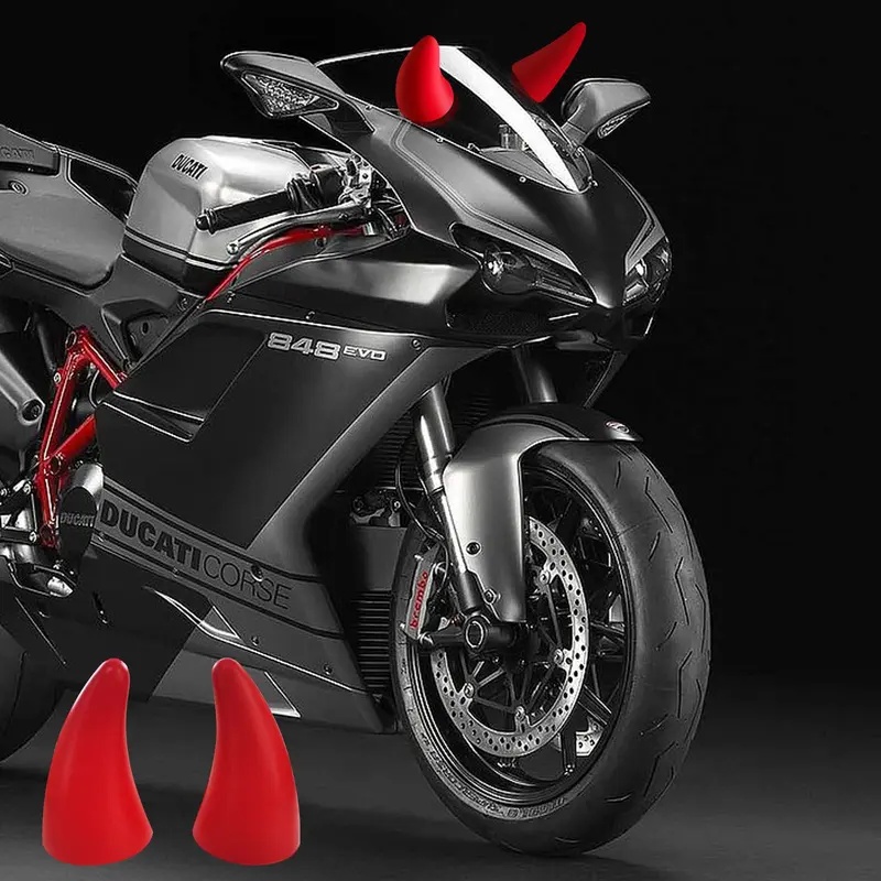 Naklejka 3D z rogami diabła na – Motorcycle Helmets recenzja i cena
