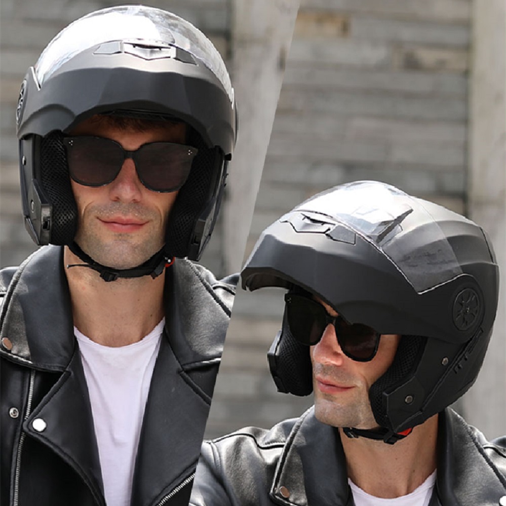 Spersonalizowany kask motocykl – Modular Flip Up Motorcycle Helmet Dot Approved recenzja i cena